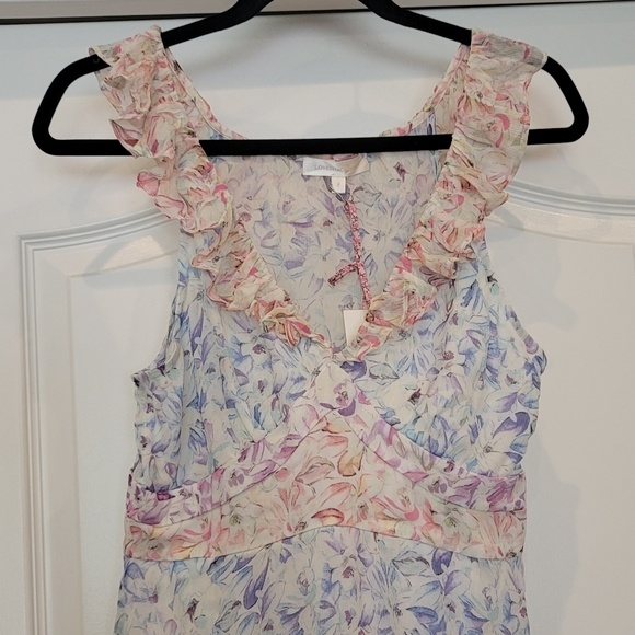 Love Shack Fancy Seneca Floral Tiered Fit & Flare Dress MSRP $425 - Picture 12 of 16